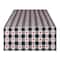 DII® 72" Hearts Dobby Check Table Runner